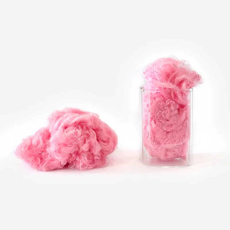 Color Recycled Polyester Fiber