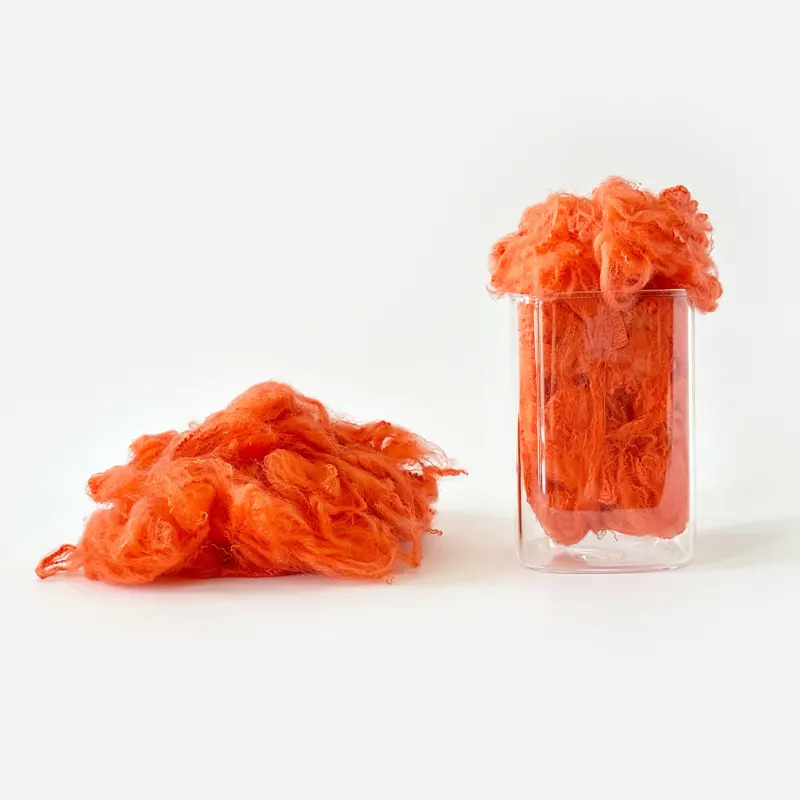 Color Recycled Polyester Fiber