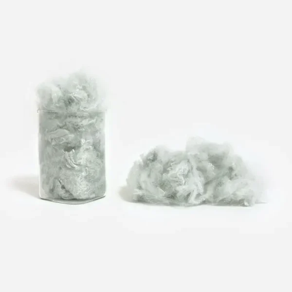 Recycled Eco-Friendly Polyester Staple Fiber (Raw White)