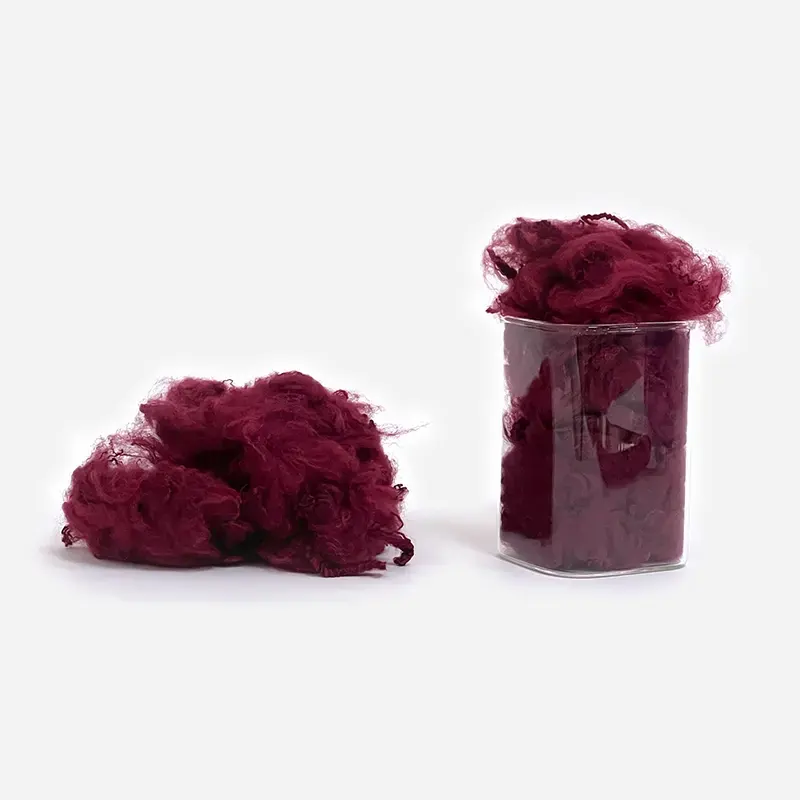 Color Recycled Polyester Fiber