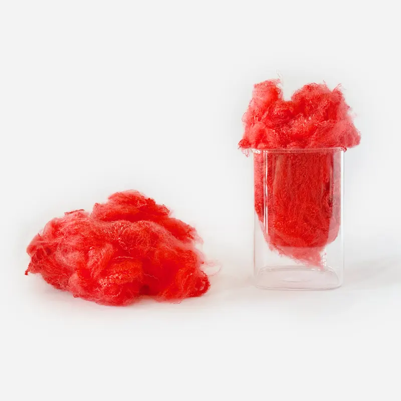 Color Recycled Polyester Fiber