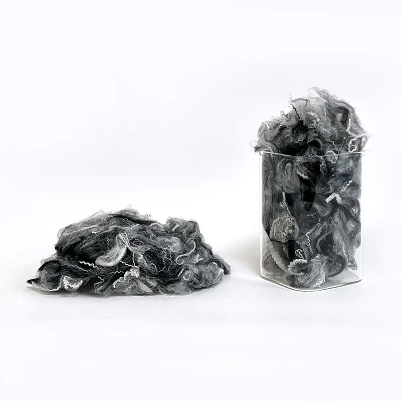 Color Recycled Polyester Fiber