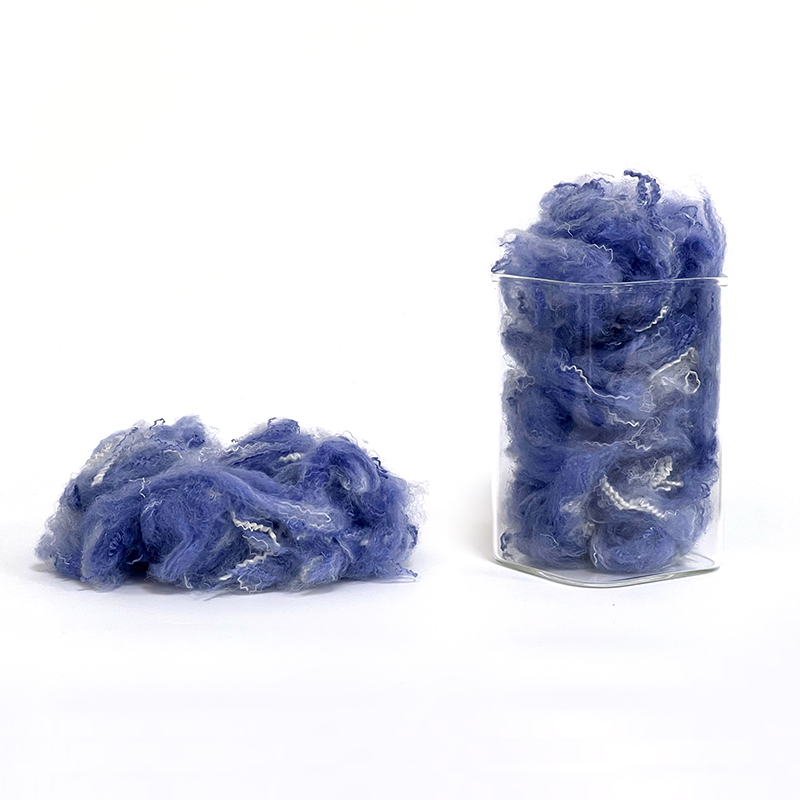 Color Recycled Polyester Fiber