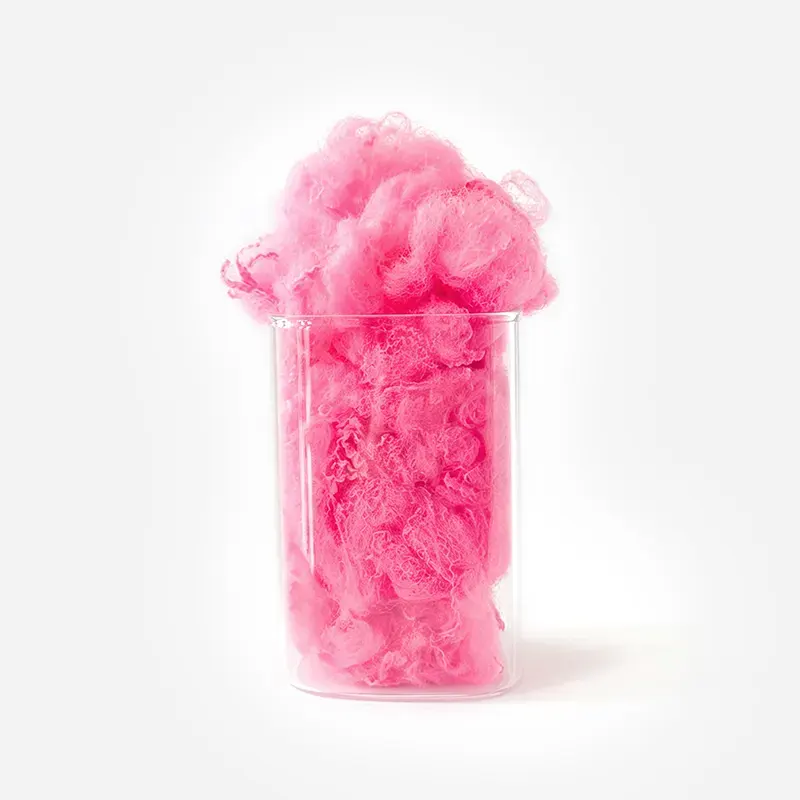 Color Recycled Polyester Fiber