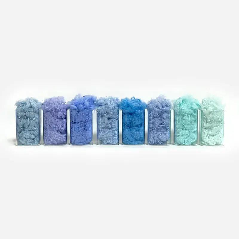 Color Recycled Polyester Fiber