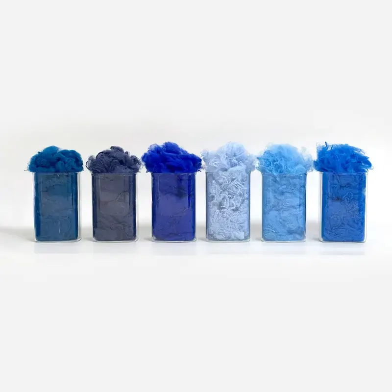 Color Recycled Polyester Fiber