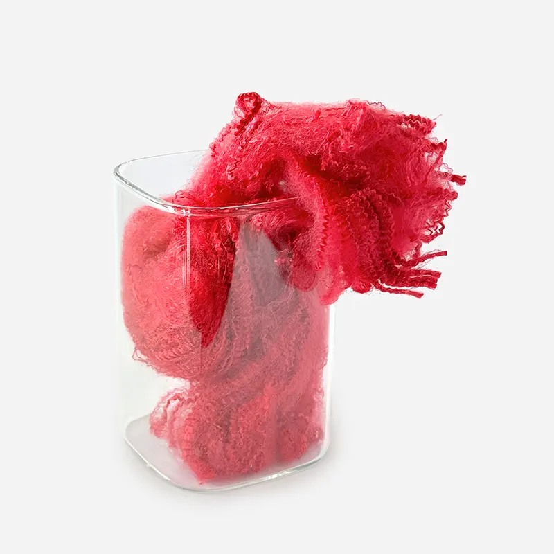 Color Recycled Polyester Fiber