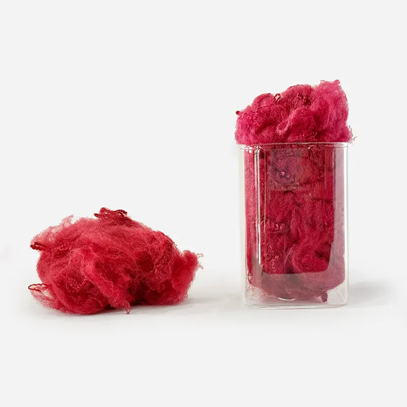 Color Recycled Polyester Fiber